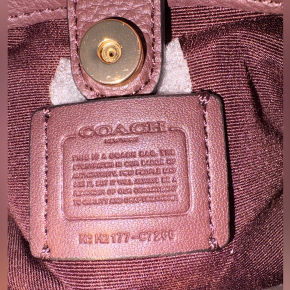 NEW Coach Mini Town Bucket Bag in Blue Pebbled Leather – C7266 - Picture 2 of 16